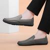 2025 New Genuine Leather Men Walking Shoes Casual Business Formal Shoes Fashion Designer Comfy Dress Loafers Driving Lazy Shoes