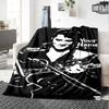Elvis Presley Customize Text Blanket Cozy Personalized Blanket Comfortable Perfect for Bed Living Room Office Picnics All-Season Use