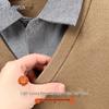 Romon Men's Faux Two-Piece Wool Blend Turn-down Collar Sweater
