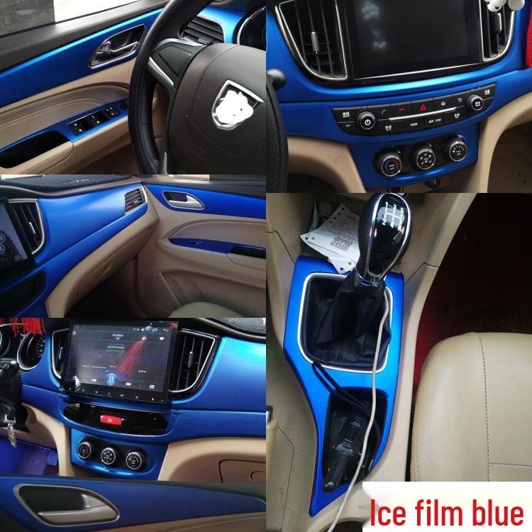 Carbon Fiber Gear Shift Console Sticker for Baojun 730 Interior