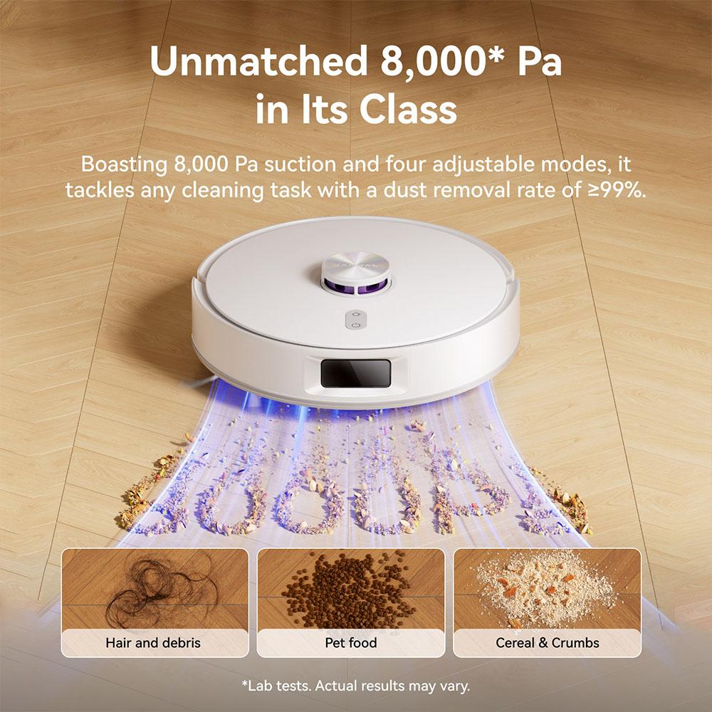 Narwal Freo S Saug- und Wischroboter, Automatische Staubabsaugung, 8000Pa Saugkraft, Smarte Navigation & Sprachsteuerung