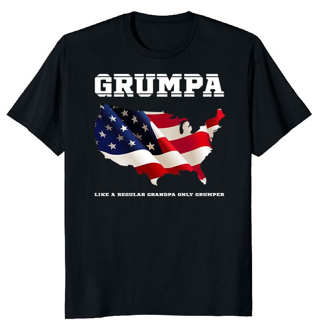 NEW LIMITED Grumpa Like A Regular Novelty Heavy Cotton Tee S