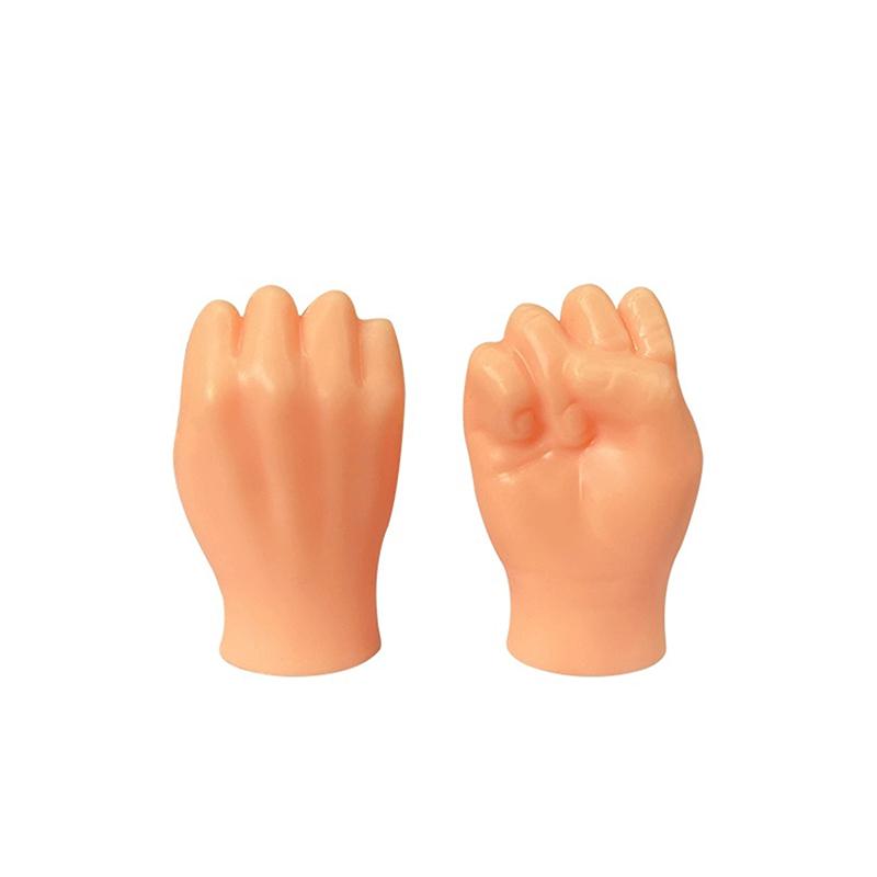 Katzenspielzeug, kleine handflächenförmige Mini-Hände, kreative Fingerlinge, kleine Hände, necken Kätzchen, Katzen, Massagegerät, Fellpflegehandschuhe, Heimtierbedarf