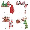 DIY Xmas Diamond Art Door Frame Decoration Partial Drill Door Frame Hanging Decor Diamond Arts Set for Home Christmas Decoration