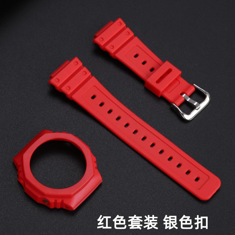 

Transparent Watchband For Casio Farm Oak GA2100 GA2110 GA-B2100 modified Glacier case silicone strap Resin men Watch accessories For GA2100 2110