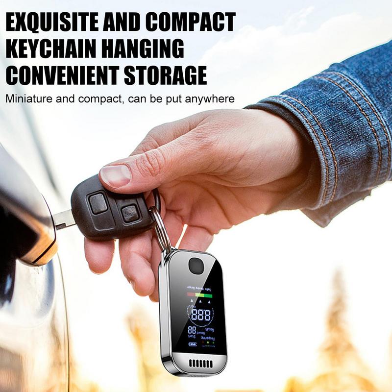 Alcohol Tester Professional Breathalyzer for Drunk Driving with Digital Display USB Rechargeable Breath Alcohol Tester Portable