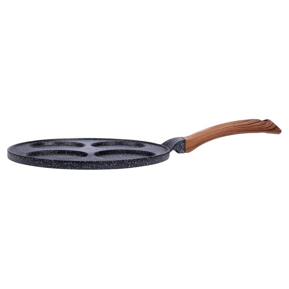 BLACK&WOOD 4-Cup Granite Pancake Pan 26cm