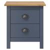 VidaXL Bedside Tables Hill 2 Pcs Grey 46x35x49.5 Cm Pine Wood 288909