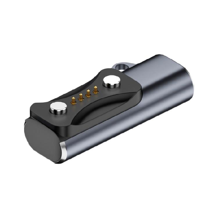 Portable Magnetic Charging Adapter Connector Converter Head for Smartwatch Featuring Type C USB Port Enables Convenient