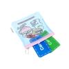 Stationery Hanamaru Obake Sanrio Characters Goods Clear Flat S2337240 Sun-Star Pouch, Material, Square, Blue,
