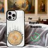 Art W-Wood G-Grain Natural Phone Case For iPhone17,16,15,14,13,12,11 Plus,Pro Max Magnetic For Magsafe Wireless Charging