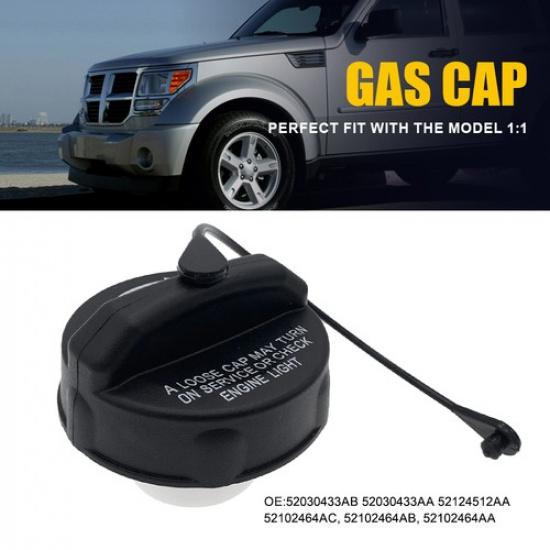 Fuel Tank Fill Gas Cap W/Tether For 02-10 Jeep Grand Cherokee Liberty 52030433AA