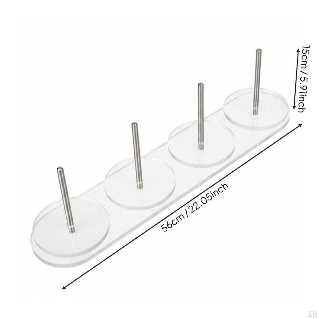 Acrylic Yarn Spindle Smooth Rotation Rotating Holder Untangled Crafting Tool for Knitters,