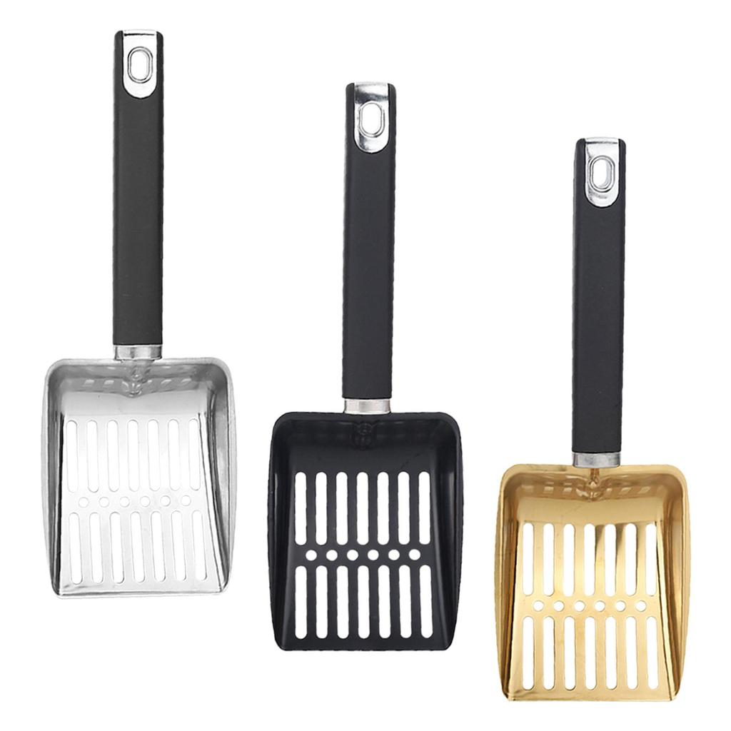 Metal Cleaning Scoop Sand Sifter Sand Scoop with Handle Metal Reptile Litter