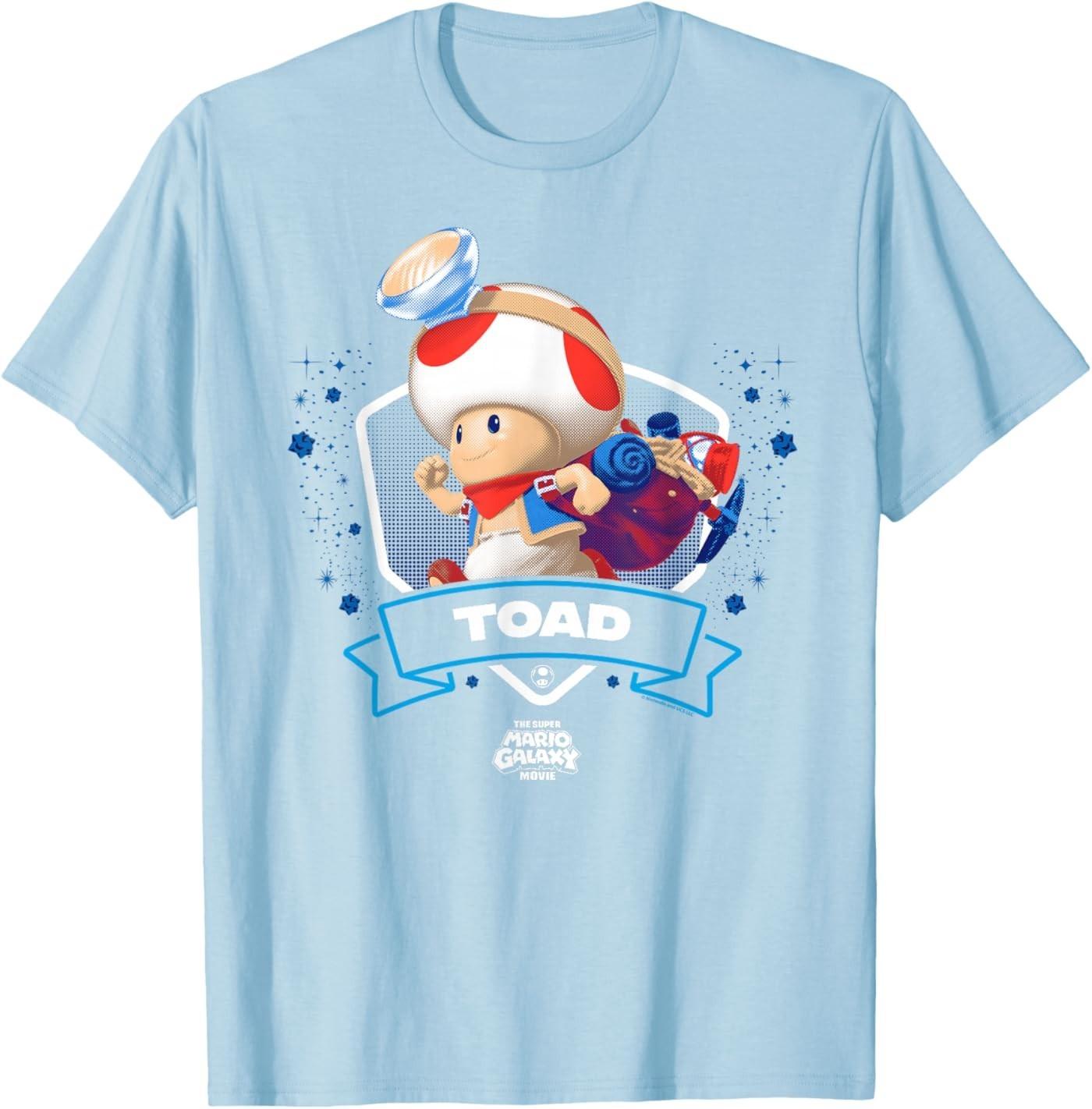 The Super Mario Galaxy Movie Toad Champion T-Shirt S разноцветный