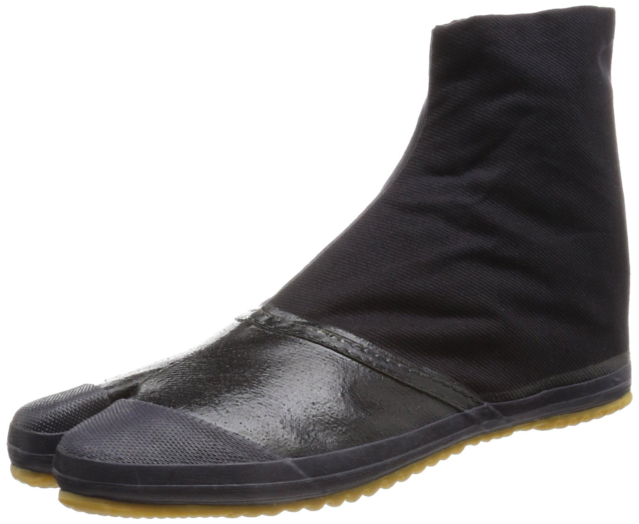 

Рабочая обувь Moonstar Tabi для мужчин и женщин, практичная и легкая, 5-палые таби A, черная, размер 26.0 см, 2E