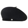 Simple Decor Wool Beret Hats Elegant Solid Color Elastic Painter Cap Lightweight Berets for Women Daily Use