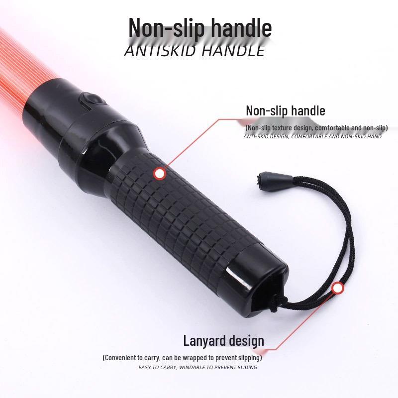 54cm Rechargeable LED Traffic Baton & Emergency Glow Stick