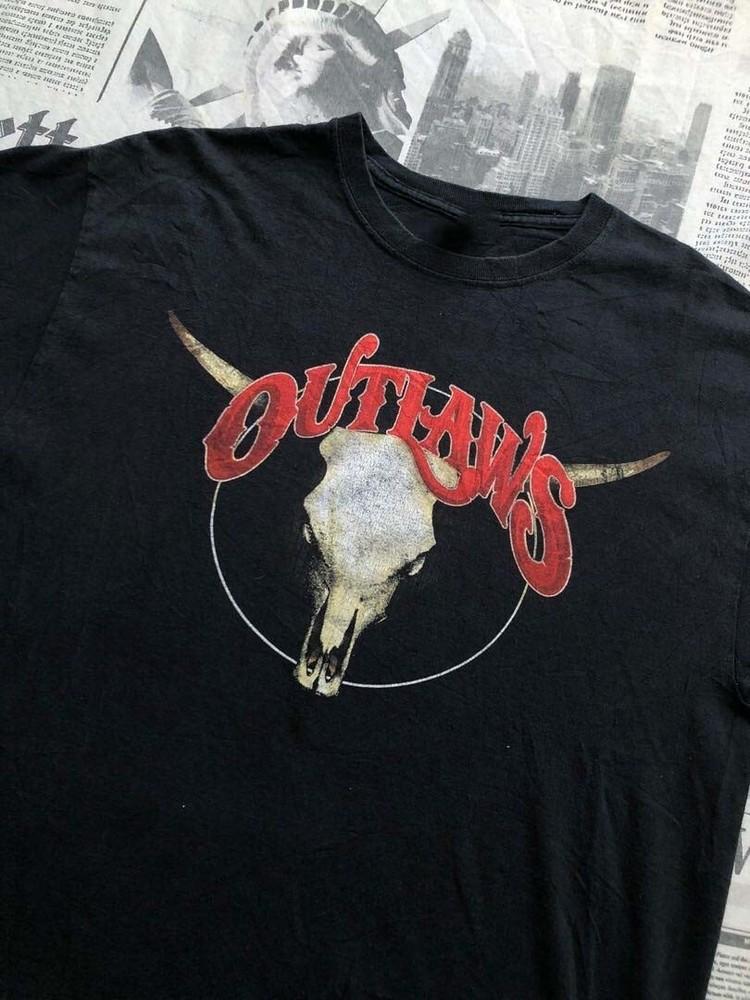The Outlaws Merry Christmas Black Cotton Shirt Gift For fan NI580 Unisex T-Shirt
