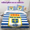 Real Oviedo Mustriga Voodipesu, Tekikomplekt Tekikate Padjapüür Kodu Sünnipäevakingitus (1*tekkikott+2*padjapüür, ilma täidiseta)