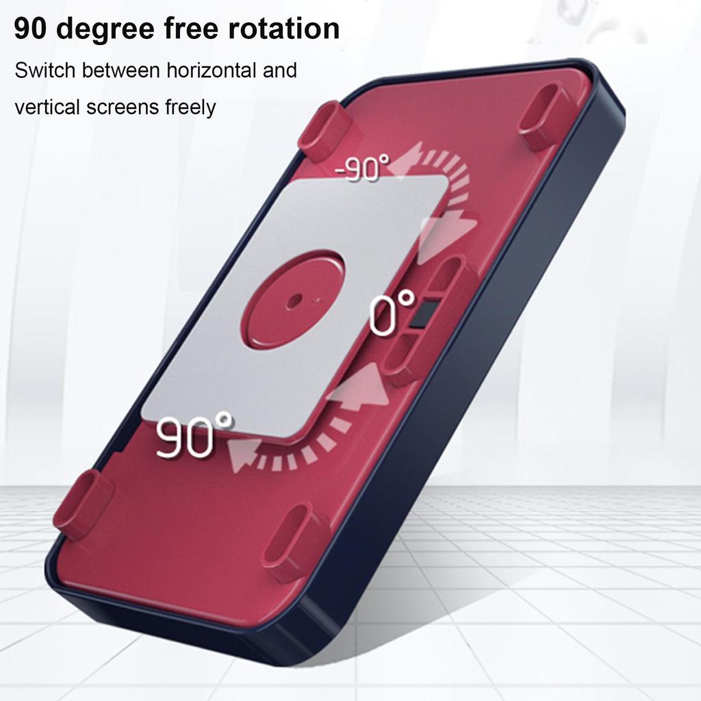90 Degree Bathroom Phone Waterproof Case Holder Punch Free Shower Phone Holder