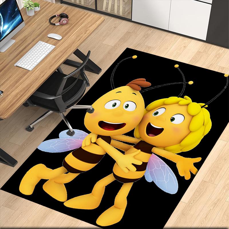 Tappeto Stampato Maya l'Ape, per Sedia da Ufficio Soggiorno Camera da Letto Cucina Decorazioni Regali.