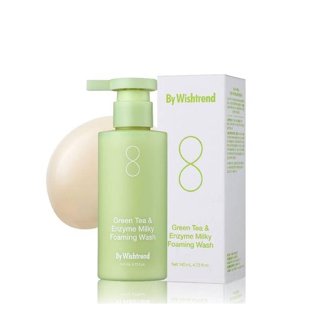 By Wishtrend - Green Tea & Enzyme Milky Foaming Wash 140ml