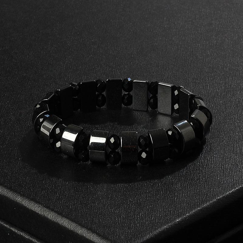 Fashion Wave Hematite Magnetic Bracelet Men Original Beaded Hematite Energy Bracelets for Women Positive Energy Jewelry Pulsera