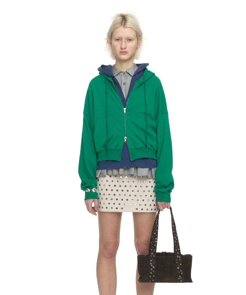 Osoi Shell Duffel Mini [Suede Mocha Eyelets]