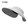 Sunscreen hat Women's UV protection sun hat Outdoor face covering Sun hat Large brim Cycling empty top hat Summer