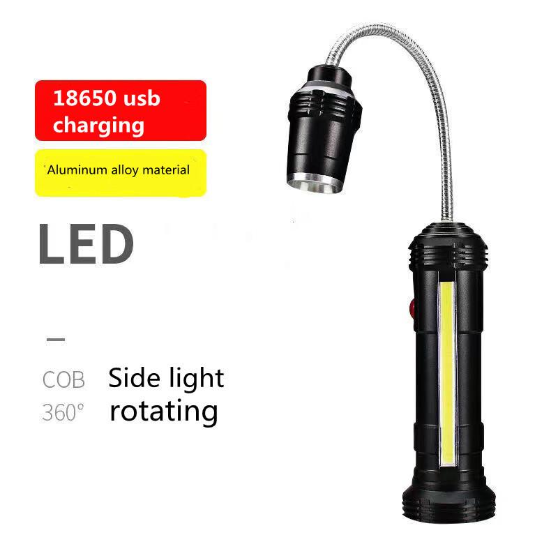 TERBLY Multifunctional USB Rechargeable LED Flashlight