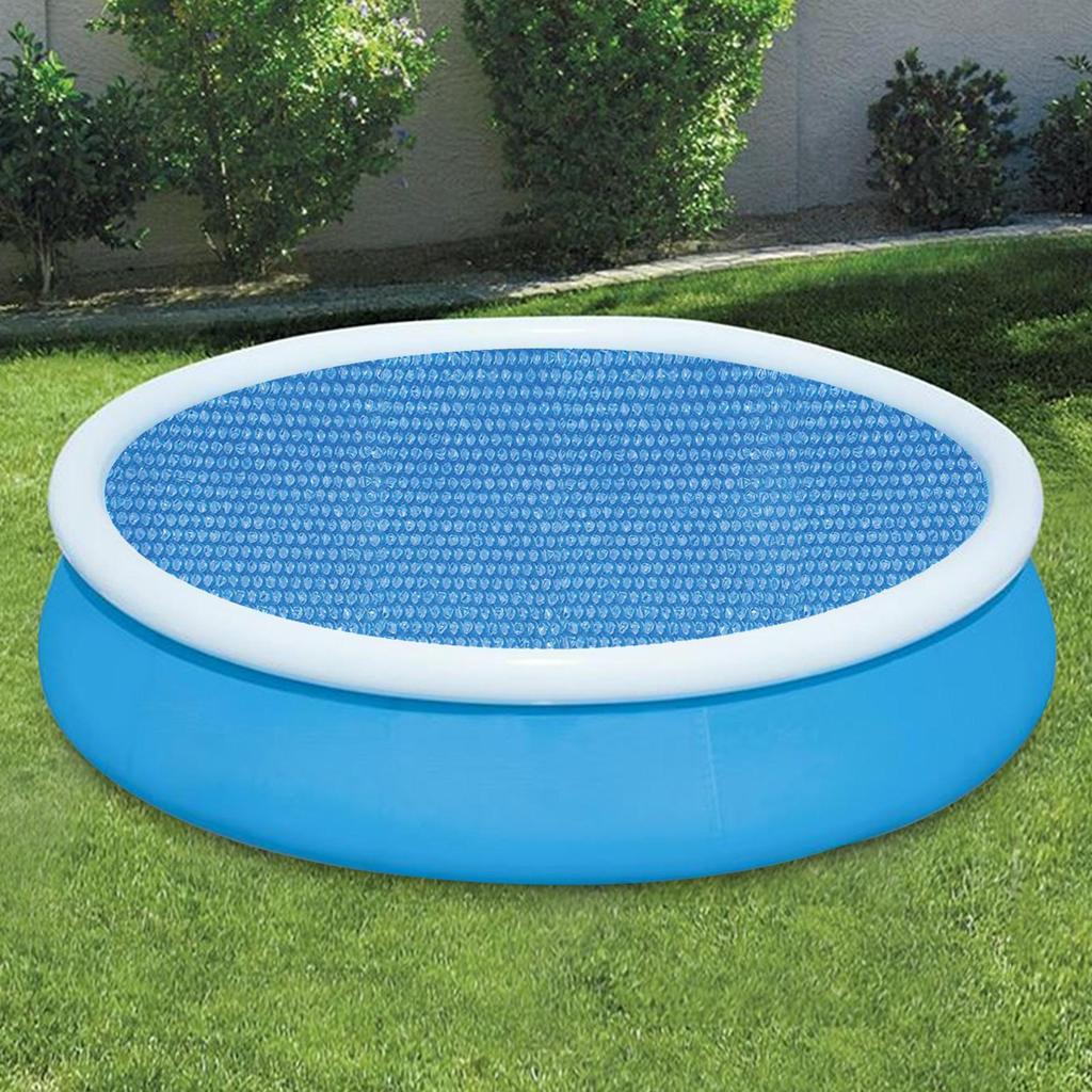 PE Film Round Solar Pool Cover for Swimming Pools Summer Waterproof Pool Tub Dustproof Covers Outdoor Garden Blanket Accessories