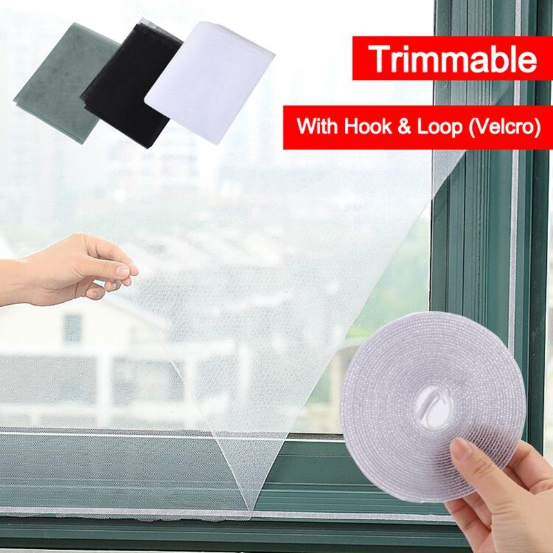 Anti-Mosquito Window Screen Mosquito Curtains Gauze Anti-Insect Mesh Nets Summer Insect Proof Net DIY Window Screen Tulle Mesh