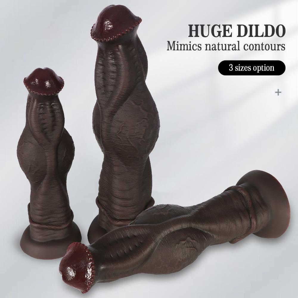 Extra Large Dildo For Women Thick Textured Adult Toy For Couple