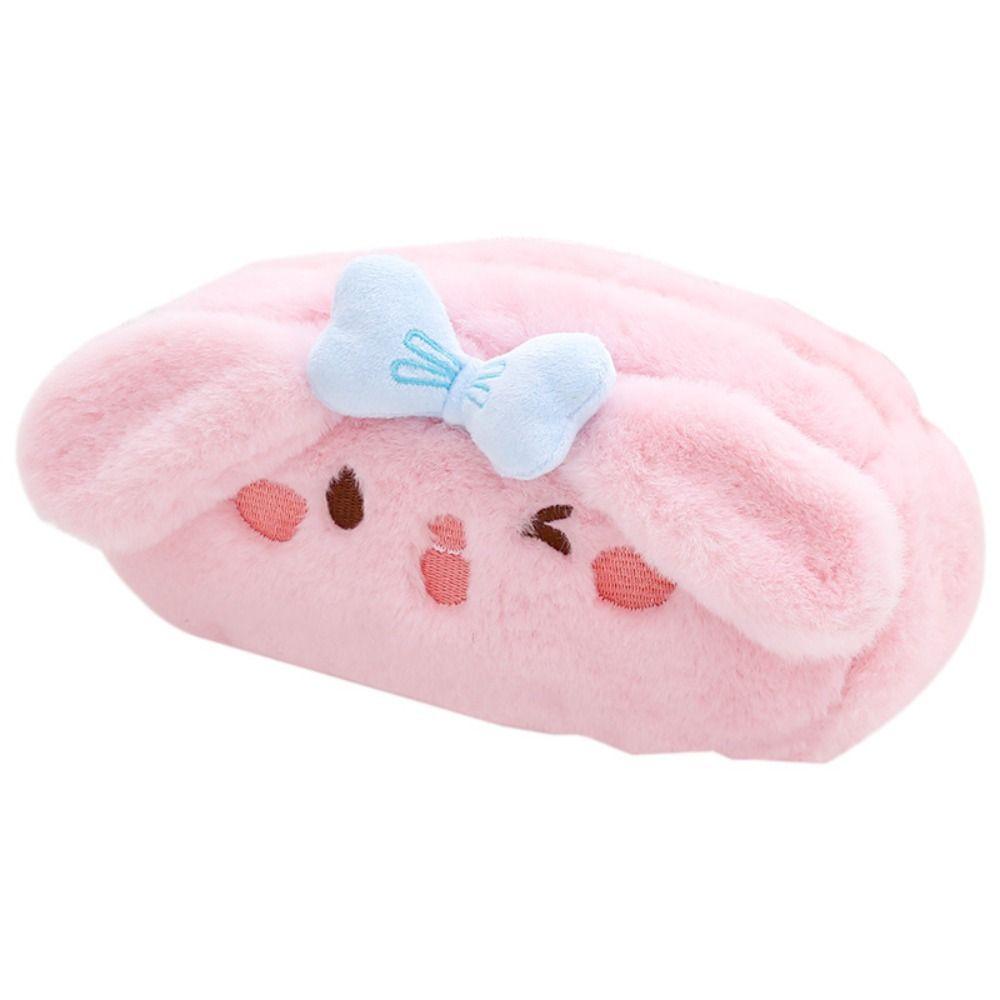 

Plush Plush Pencil Case Large-capacity Pencil Bag Kawaii Stationery Bag School Office Brown Bear