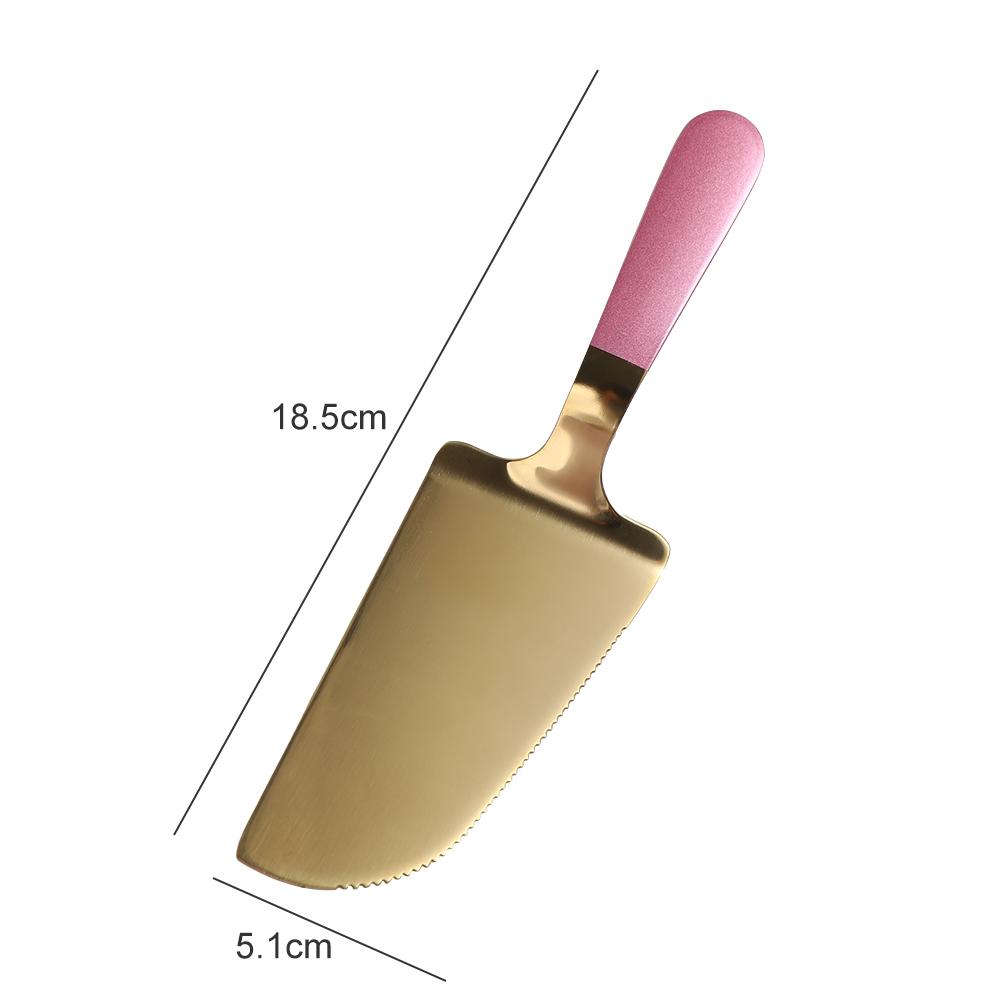 Stainless Steel Pastry Blade Kitchen Pizza Spatula Baking Tool Cake Cutter Pie Server