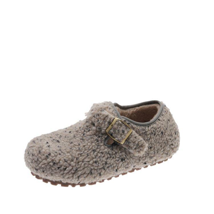 Inner Height Increase Small Plush Shoes Women's 2025 Autumn and Winter Thermal Velcro Cotton Shoes Bag Heel Boken Shoes