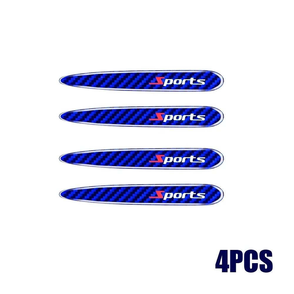 4 stücke Auto Türgriff Anti Scratch Aufkleber Carbon Faser Sport Schutz Aufkleber Dekor Aufkleber Auto Exterior Styling Zubehör