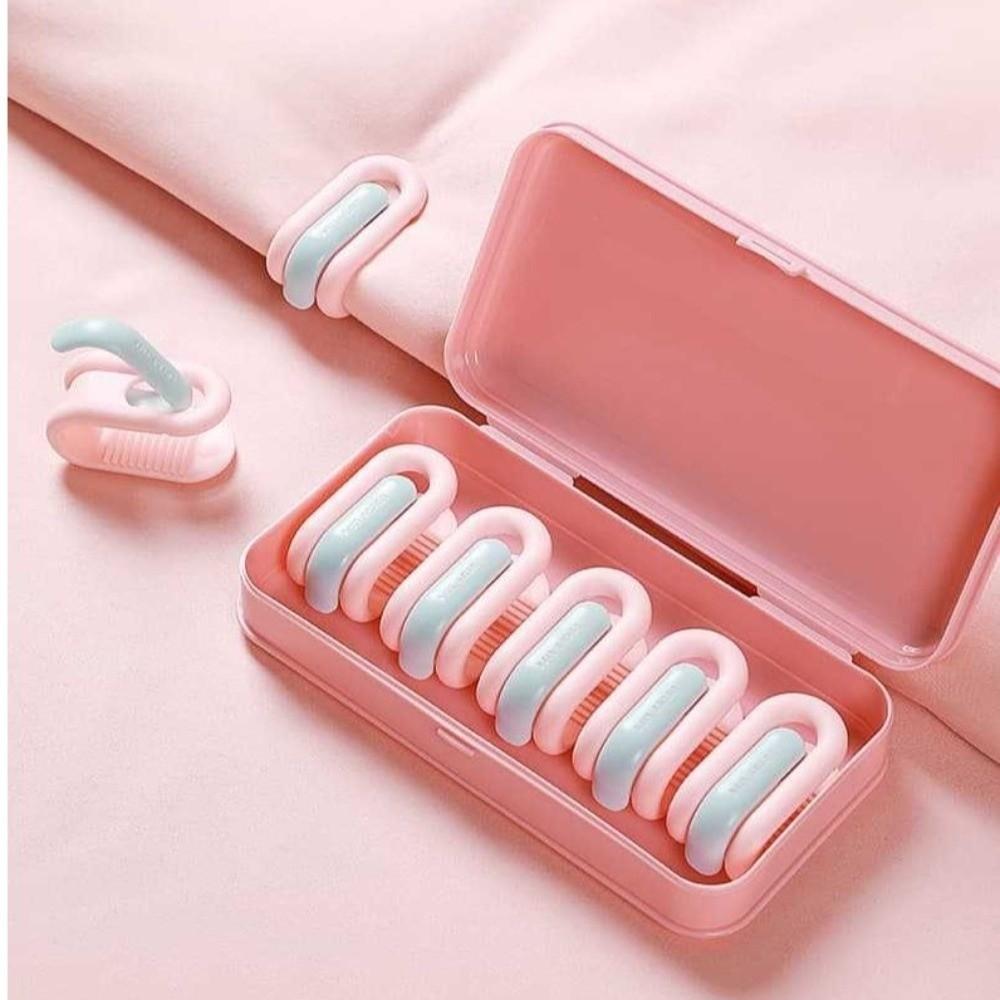 6pcs Easy To Use Non-slip Bed Sheet Holders No Needle Strong Grip Bed Sheet Fixing Clip Quilt Fixing Clips Duvet Cover