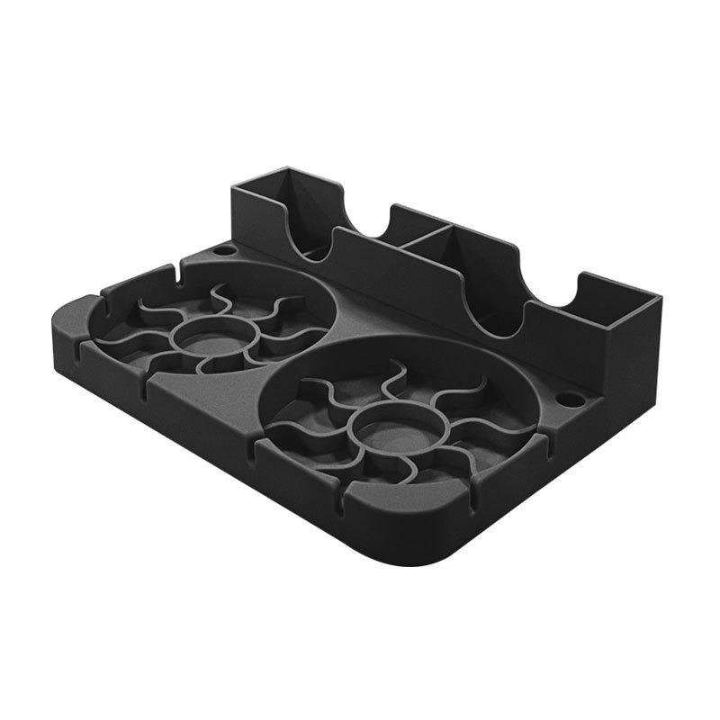 Silicone Tumbler Dry Rack Non-Slip Tumbler Drying Station Sports Bottle Drainer Stand for Stanley 30/40oz Cup Lid Straw