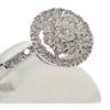 Anello senza marca Argento Platino Pt900/diamante Donna
