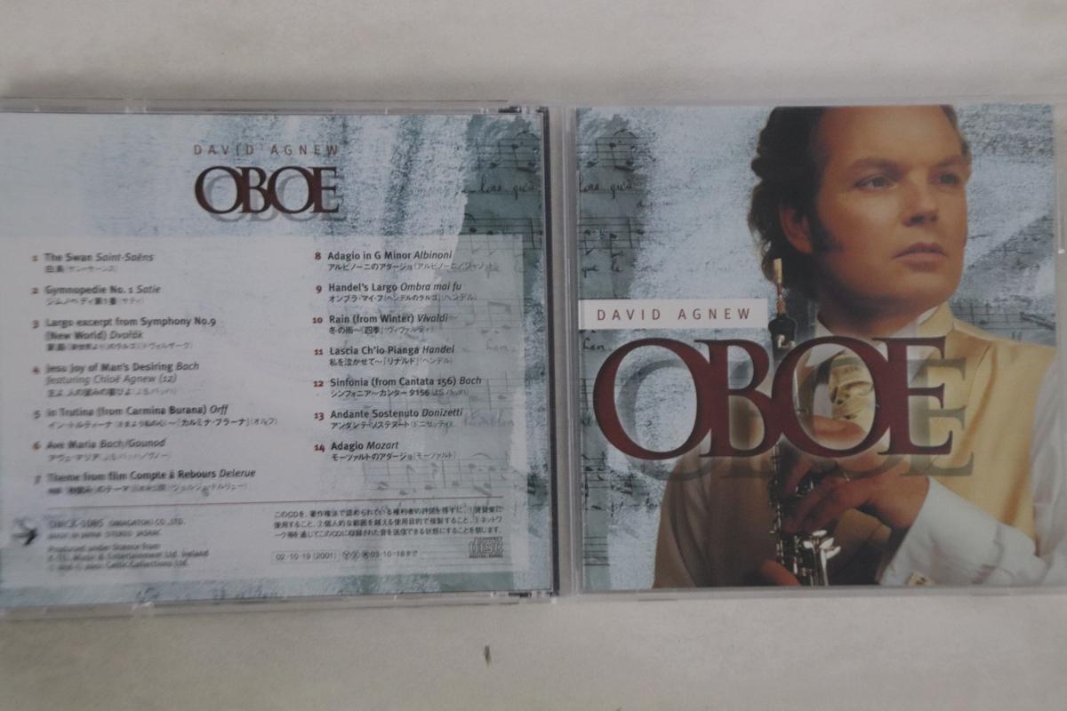 

CD DAVID AGNEW - Oboe OMCX1085 OMAGATOKI 2002 Japan Classical Used