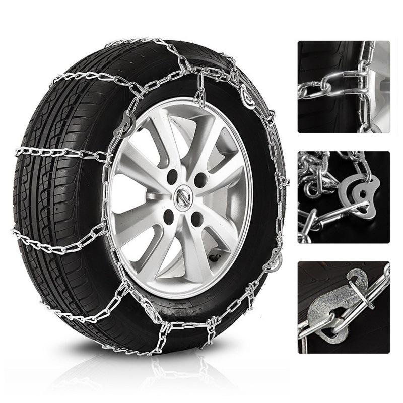 Snow Car Anti-Skid Chain for Lynk & Co 06 - Thickened Iron Chains for 215/55 R18 and 225/45 R19 Tires