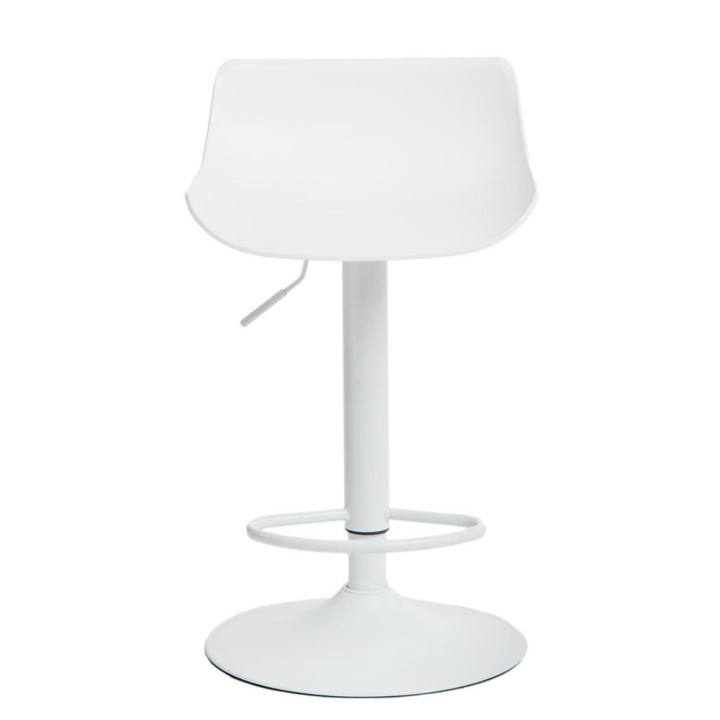 ADJUSTABLE BAR STOOL Bar One white MATT