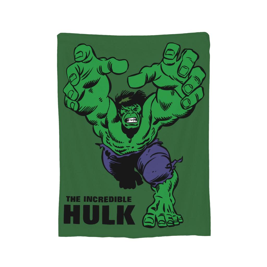 Hulk Retro Vintage Samt-Kuscheldecken Decke für Bettwäsche Sofa Super Warm Bettüberwurf,