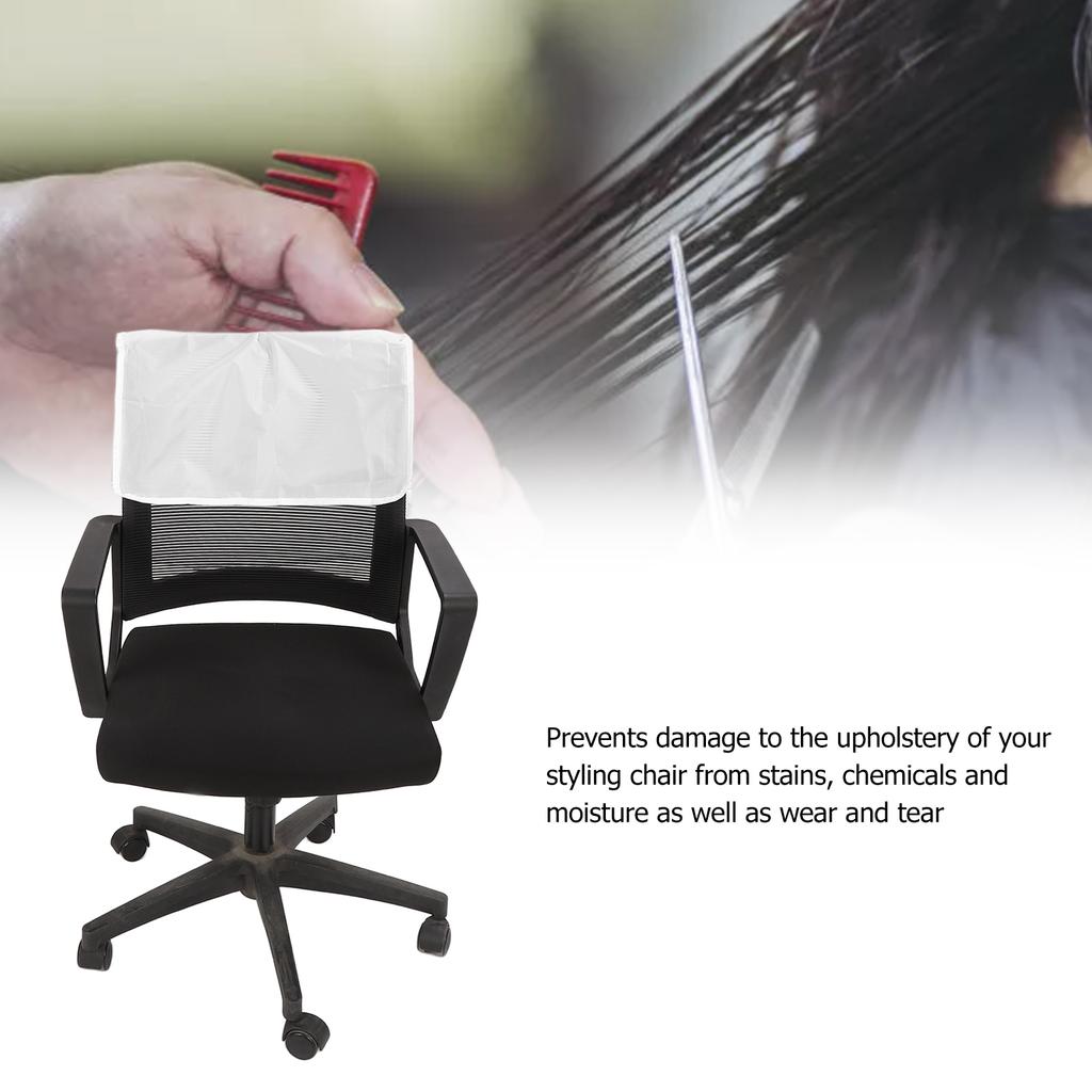 Barber Chair Back Cover Prevent Dirt Salon Chair Protective Cover for Beauty Salon Barber