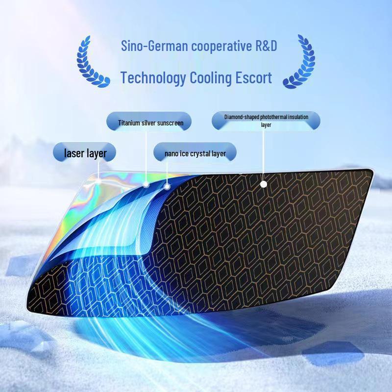Car Front Windshield Sunshade Anti-Glare Heat Insulation Summer Shield