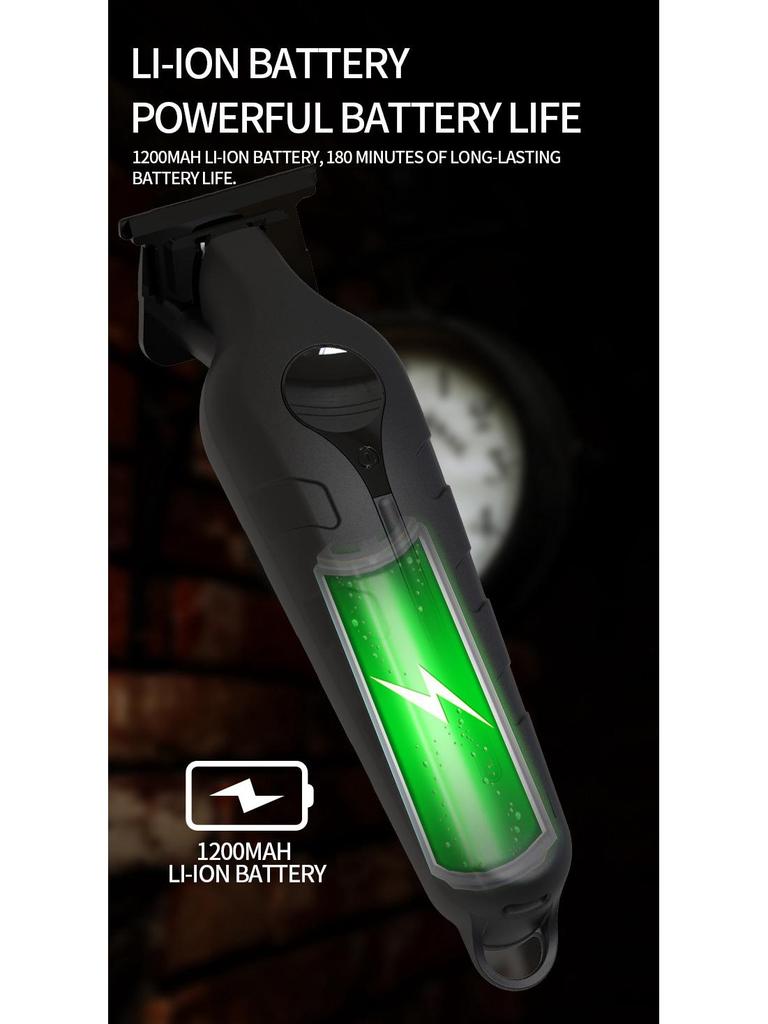 2024 Advanced Electric Hair Clipper: Smooth for Oily Hair, Long-lasting Battery, Adjustable Speed, No Lag