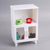 1Set Miniature White Cupboard Display Cabinet Storage Lockers +ornament Furniture Model Decor Toy DollHouse Accessories