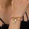 European and American Jewelry, Love Pearl Bracelet, Women's French Retro Vintage Design, High-end Jewelry